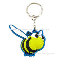 Reflective Soft PVC Keychain Charm, OEM Orders are Welcome